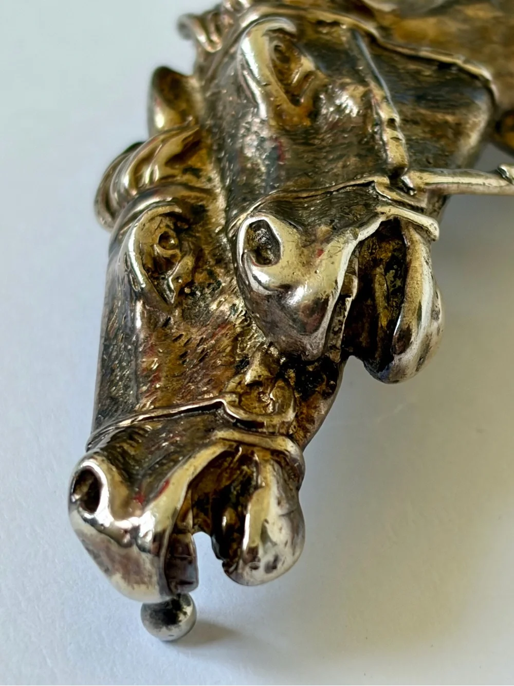 Vintage Equestrian Horse Belt Buckle – Unsigned – Late 1960s/Early 1970s Style